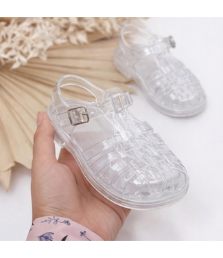 Transparante Sandalen - Wit
