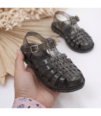 Transparante Sandalen - Zwart (Verzenddatum 9 feb)