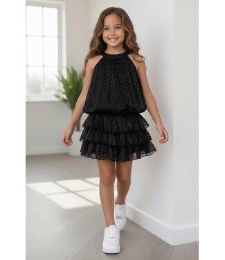 Shiny Skirt set - Zwart (Verzenddatum 12 Feb)