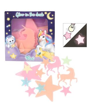 TOPModel Ylvi Glow in the Dark Sterren & Eenhoorn Stickers