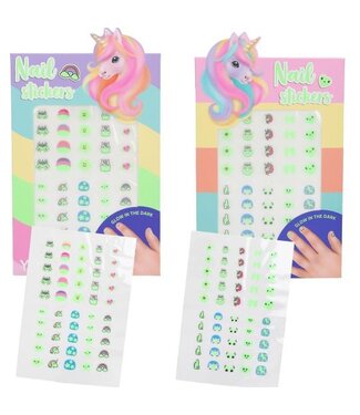 TOPModel Ylvi Unicorn nagelstickers Glow in the Dark