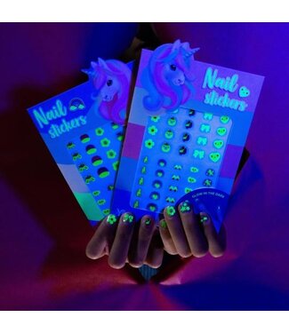 TOPModel Ylvi Unicorn nagelstickers Glow in the Dark