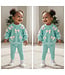 Joggingset met strikjes - Turqouise
