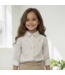 Little Bow Blouse Skort Set - Beige