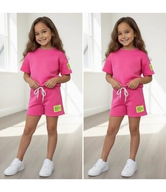 Short Set  - Fuchsia