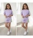 Short Set  - Paars