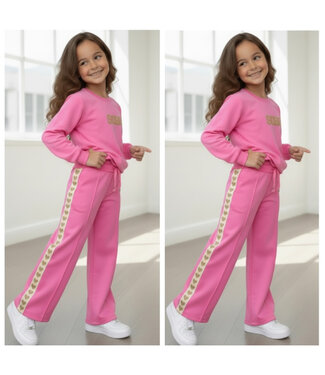 Soho & Heart Joggingset - Fel Roze
