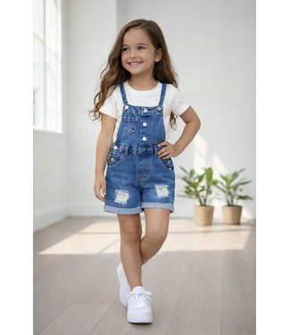Denim Playsuit (zonder shirt) - blauw