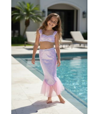 Zeemeermin Zwemset 3-delig - Lila