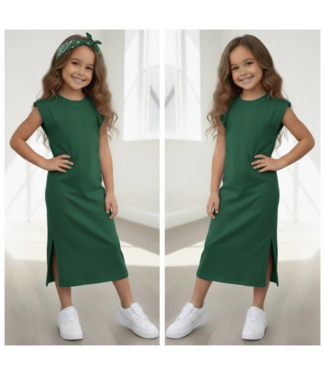 Jurkje met bandana - Dk. groen