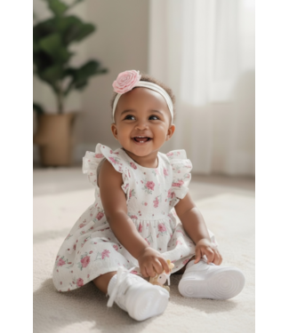 Bloemen jurkje met haarband