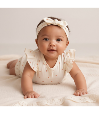 Dirkje  Bloomer, jurkje & haarband  - Lieveheersbeestjes