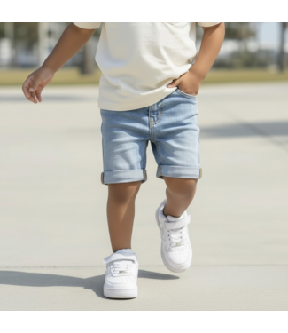 Koko Noko Korte Spijkerbroek - Blauw