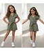 Jumpsuit met haarband - Khaki