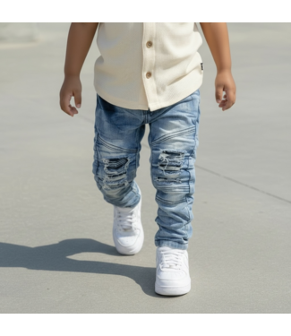 Distressed Jeans - Blauw (Verzenddatum 12 feb)