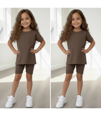 Cyclin’ Short Set - Marron