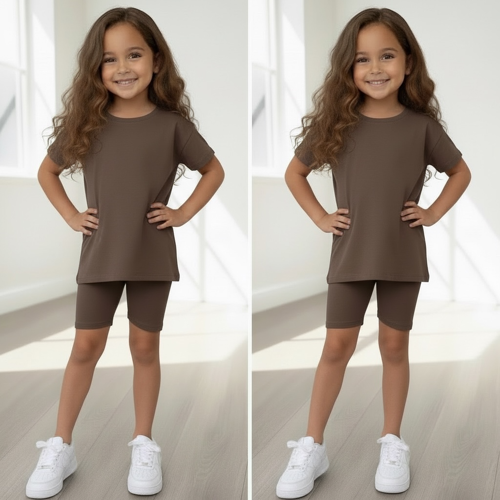 Cyclin’ Short Set - Marron