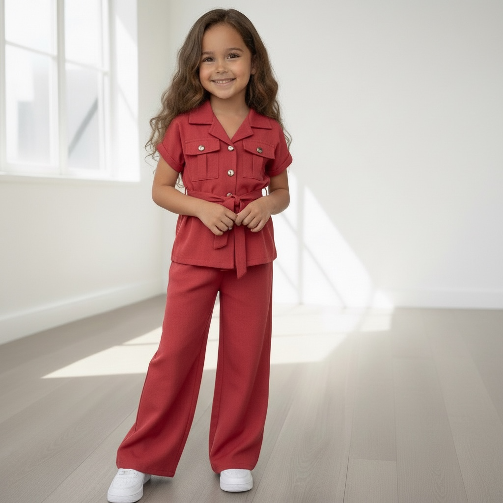 Gilet button set - Rood