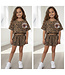 Leopard & Flower Top & Short Set - Bruin Leopard & Flower Top & Short Set - Bruin
