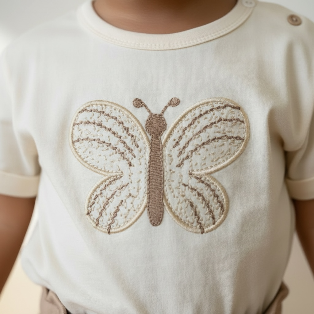 T-Shirt Off White - Vlinder