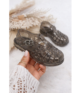 Transparante Sandalen - Zwart