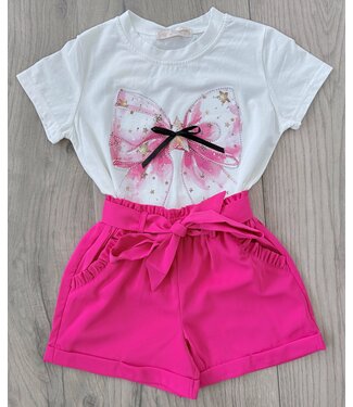 Korte broek fuschia (zonder shirt)