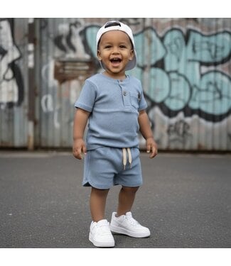 Dirkje  Rib set - Blauw