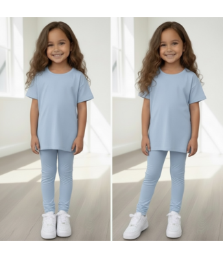 Legging Set - Licht Blauw