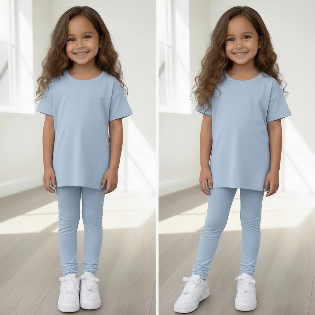 Legging Set - Licht Blauw