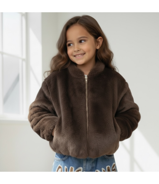 Fluffy Jasje - Marron (Verzenddatum 19 feb)