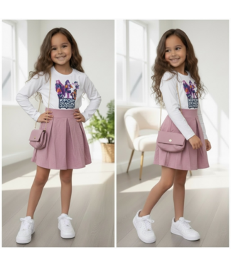 Draakjes en Boefjes K-Pop Demon Hunters Jurkje Met Tasje  - Roze (Verzenddatum 19 feb)