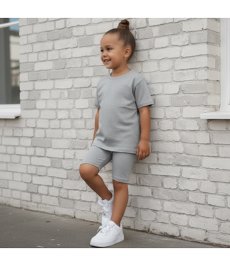 Cyclin’ Short Set - Grijs