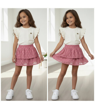 Koko Noko Skirt Cassis 2-Delige Set (Verzenddatum 13 maart)