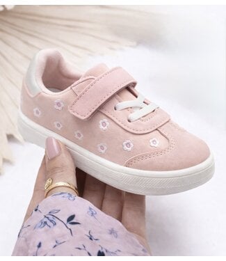 Flower baby sneakers - Roze