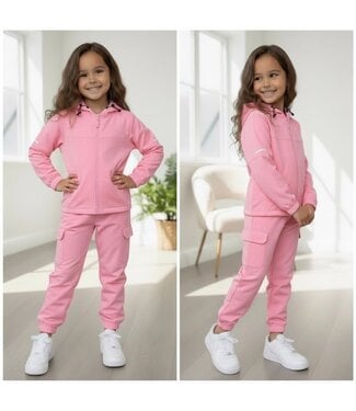 Cargo Zip Trainingsset - Roze (Verzenddatum 23 Feb)