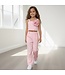 Flower Pants Set - Roze