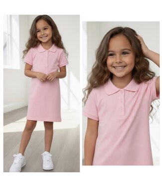 Polo Dress – Roze (Verzenddatum 23 feb)
