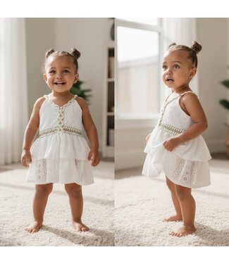 Ibiza dress - Wit (Verzenddatum 23 Feb)