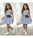 Stripe dress (Met Tasje) - Blauw (Verzenddatum 23 Feb)