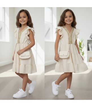 Some Golden Dress - Beige (met tasje)