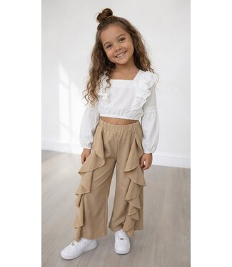 Boho Ruffle Set – Sand