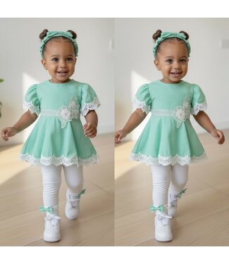 3-delige legging Set - Mint (Verzenddatum 26 Feb)