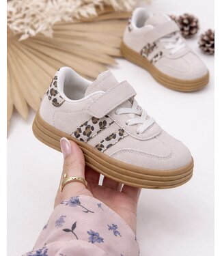Urban Sneakers - Beige/Leopard