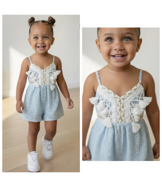 Draakjes en Boefjes Ibiza Jumpsuit  - Blauw