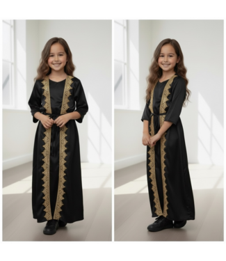 Kaftan Dress Set – Zwart