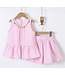 Ruffle Top & Short Set - Roze (Verzenddatum 26 Feb)
