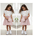 Little bow dress (met tasje) - Zalm
