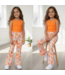 Flared Set - Oranje