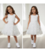 Flower dress - Wit