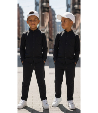 Nette blouse set - Zwart  2.0